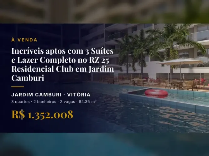 Incrível apartamento com 3 suítes em Jardim Camburi Oportunidade única!