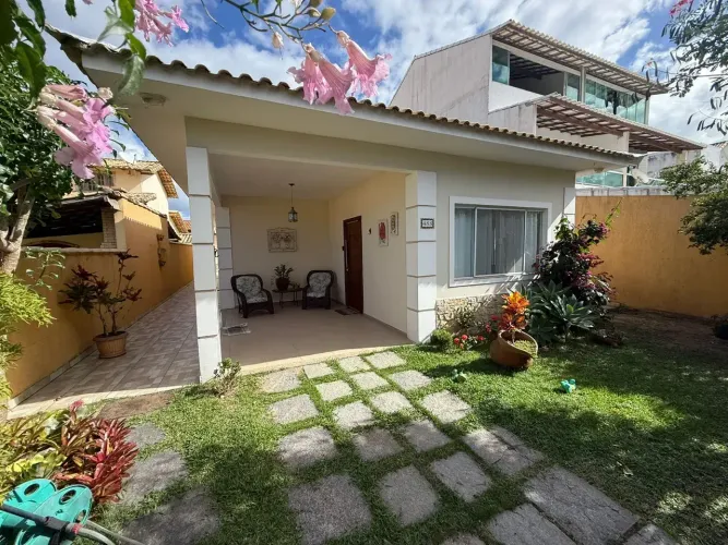 Casa Térrea Condomínio dos Pássaros Cabo Frio, 3 Quartos, 1 Suíte, Área Gourmet, 113m² de 