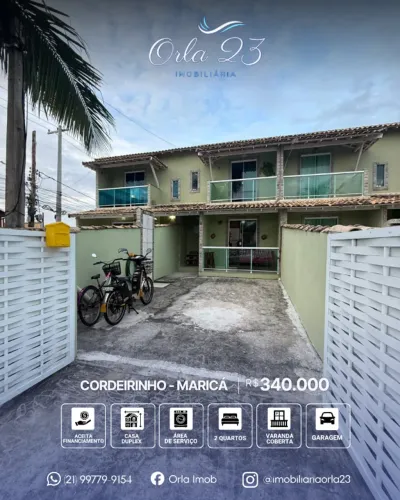 CORDEIRINHO, ORLA 23 IMOBILIÁRIA VENDE! ÓTIMO DUPLEX PERTO DA PRAIA.