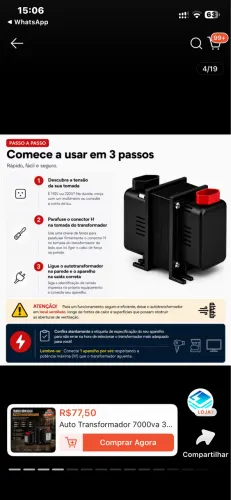 Vendo ar condicionado portátil 220V e Transformado