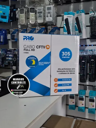 Caixa Cabo de Rede 4 pares CFTV 305m  Proeletronic R$260,00 (Dinheiro ou pix)#