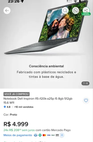 Notebook Dell