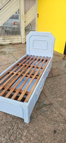 cama solteiro com gaveteiro madeira maciça ENTREGA GRÁTIS!