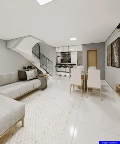 Casa com 3 quartos sendo 1 suíte 3 banheiros 1 vaga