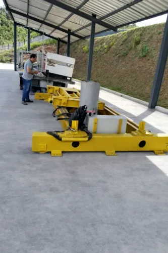 PONTE ROLANTE INDUSTRIAL 10 TON - COMPLETA COM COLUNAS