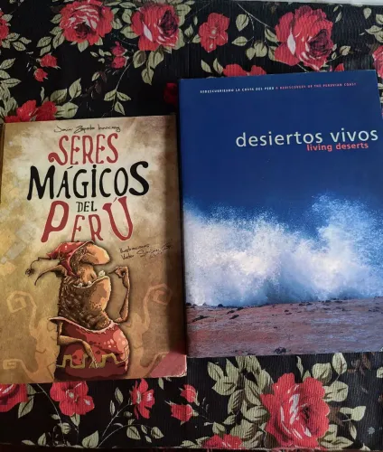 Livros importados Desiertos Vivos e Seres Mágicos Del Peru