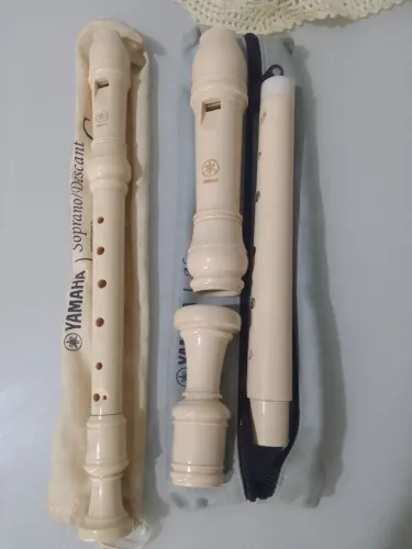 Flauta doce e Flauta Contralto Hamaha