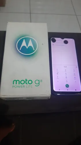 Motorola G8 Power LITE tela com mancha