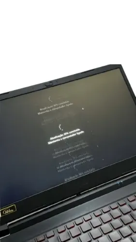 Tela Original do Notebook Acer Nitro V: AUO B156HAN08.4 15,6? FHD 144Hz - COM DEFEITO