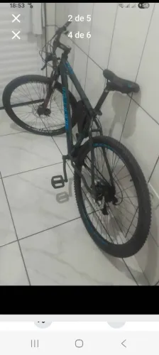 Vendo bicicleta em perfeito estado Toda revisada freio a disco aro 29