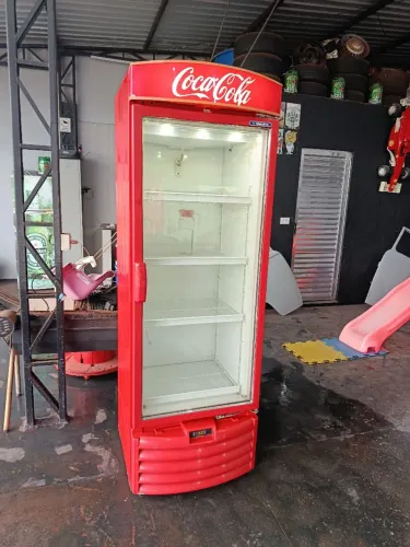 Geladeira expositora coca cola 500lt