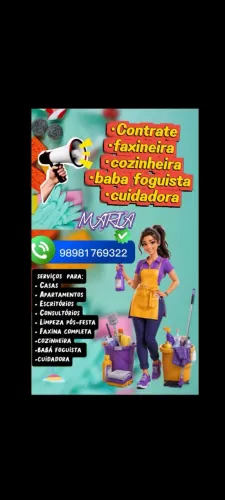 Diarista disponível