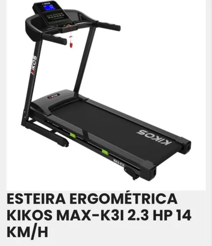 Esteira Ergométrica Kikos MAX-K3I 2.3 HP 14 km/h