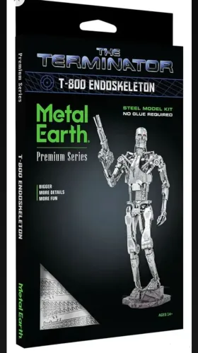 T-800 Terminator Premium Series Kit De Montar De Metal Earth 