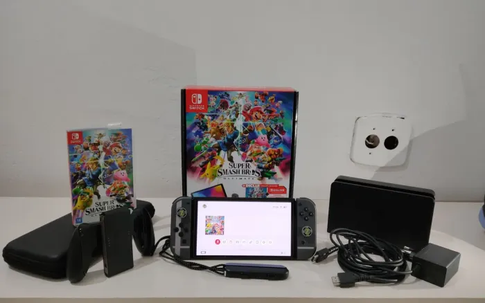 Nintendo Switch Oled Especial especial Smash bros