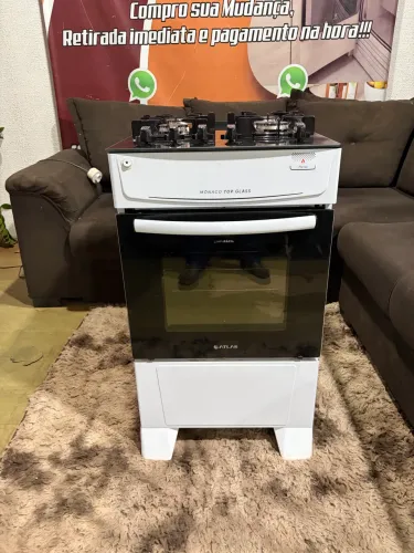 Fogão atlas Mônaco top glass novíssimo ( entrego )