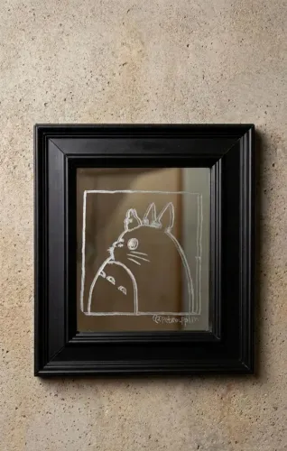 Espelho Totoro (Artesanato)