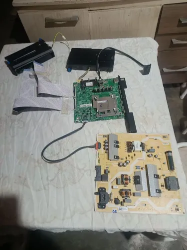 Kit Placa Principal Placa Fonte Standby Auto Falante É Cabo Flat Tv Samsung UN55RU7100