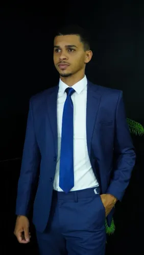 TERNO MARINHO ELEGANTE
