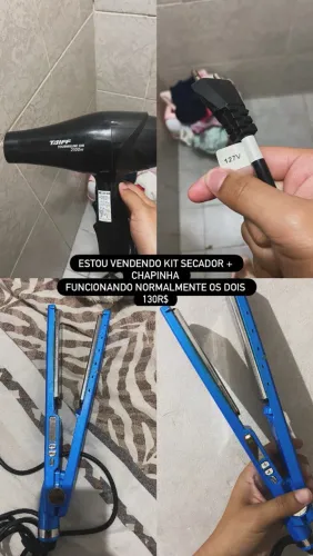 Secador e chapinha