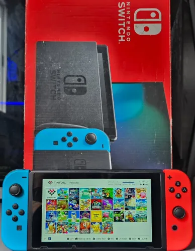 Nintendo Switch V2 - Desbloqueado 256GB- Trocas