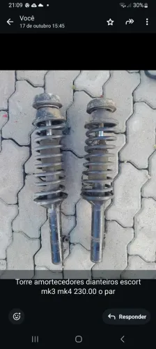  amortecedores e molas escort xr3 hobby