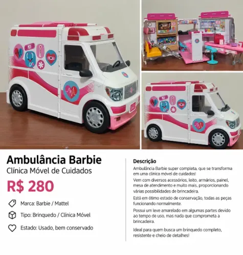 Ambulância da Barbie