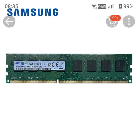 Memória DDR3 4G 1600MHZ SANSUMG