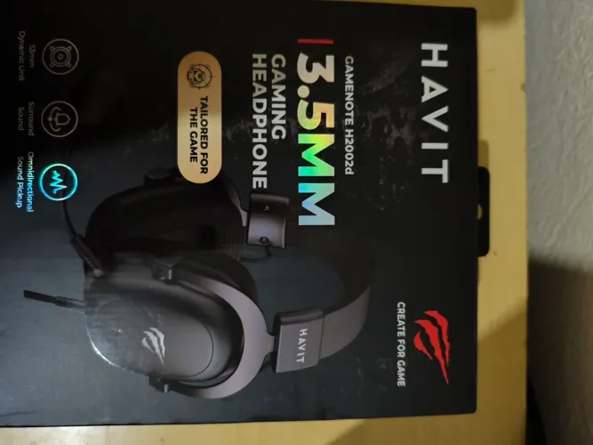 Headset Gamer Havit H2002D P3 - PS4/PS5/Xbox/PC + Caixa
