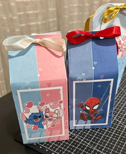 Kit 10 Caixas Milk Personalizadas