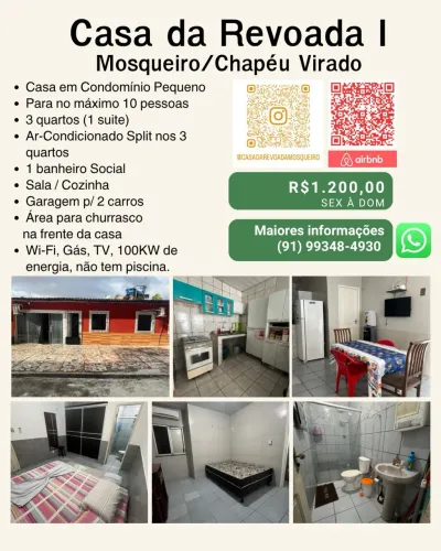 Casa da Revoada I - Chapéu Virado / Mosqueiro