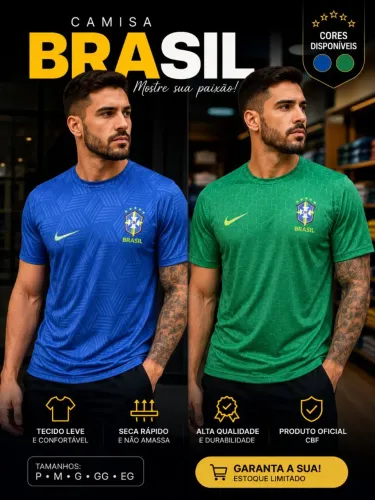Blusa do Brasil todas as cores e tamnhos