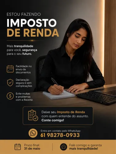 DECLARAÇÃO DE IMPOSTO DE RENDA 2026