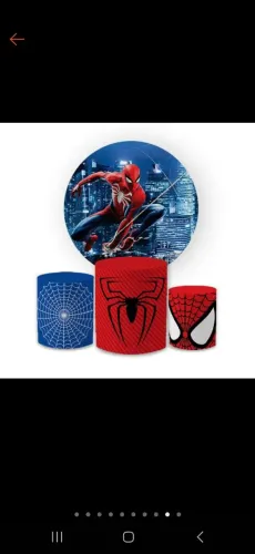 Decoração homem aranha