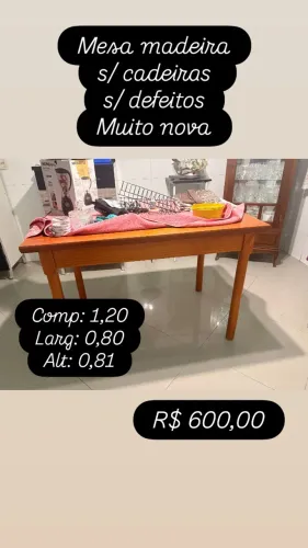 Mesa de madeira
