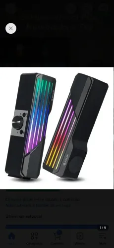 Caixa som soundbar Gamer/Pc,notebook/Tv