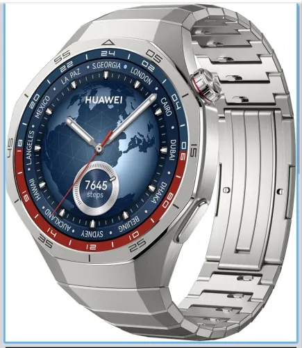 Smartwatch, HUAWEI WATCH GT 5 Pro 46mm, Cerâmica e Titânio, Titânio