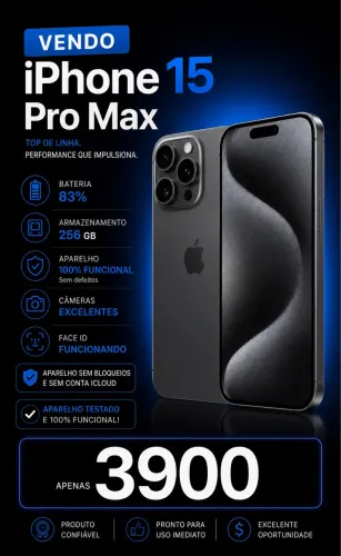 IPHONE 15 PRO MAX 256GB