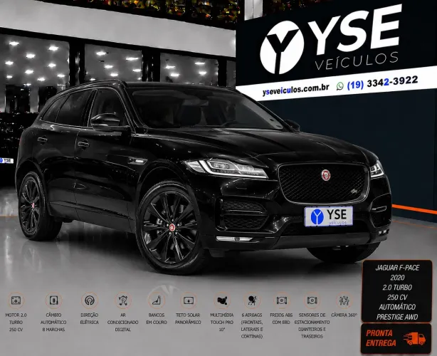 Jaguar F-Pace 2.0 Prestige 180cv Diesel Aut. 2020
