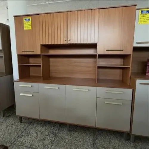 COZINHA 8 PORTAS LIVIA 2,00M 100% MDF. PRONTA ENTREGA.