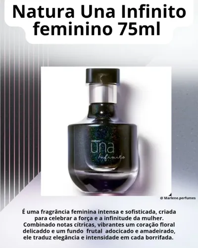 Natura Una Infinito deo parfum feminino, 75ml 