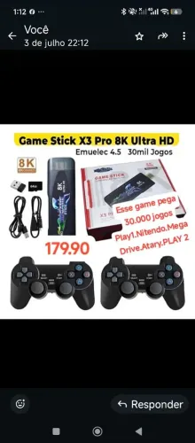 Game completo c 2 controles s fio