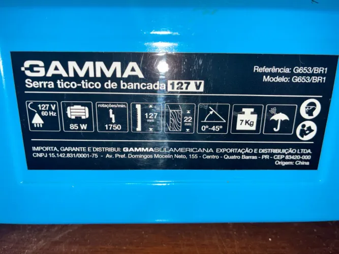 Tico tico de bancada Gamma