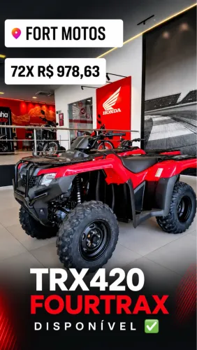 Honda TRX 420 FOURTRAX FM 26/26 0KM | Consórcio Facilitado