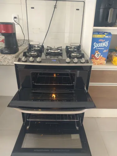 Fogão dupla forno .forno elétrico da Electrolux TD degital
