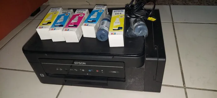 Epson EcoTank L396 + 4 Tintas Lacradas | Liga Normal | Defeito no Cabeçote