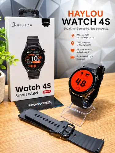 Smartwatch Haylou Watch 4S GPS(Lacrado e Garantia)