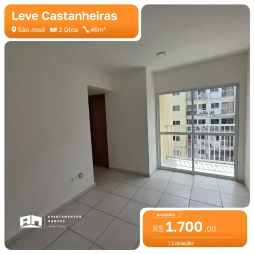 Leve Castanheiras - 2 Quartos - São José