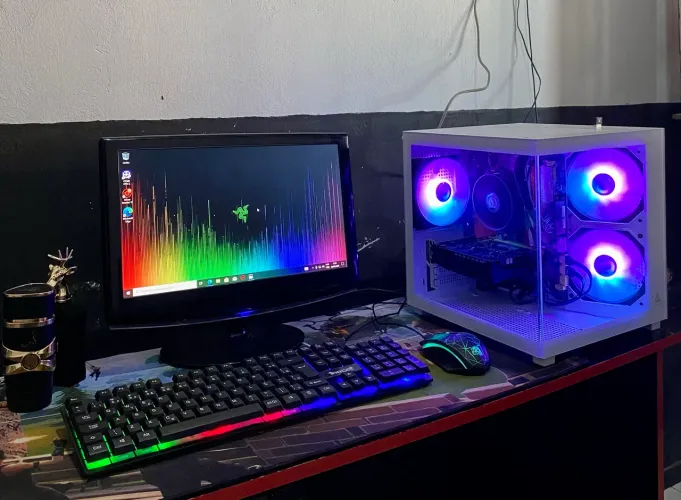 PC Gamer Completo i7/16Gb HyperX/RX 550 4Gb GDDR5 | Oportunidade!