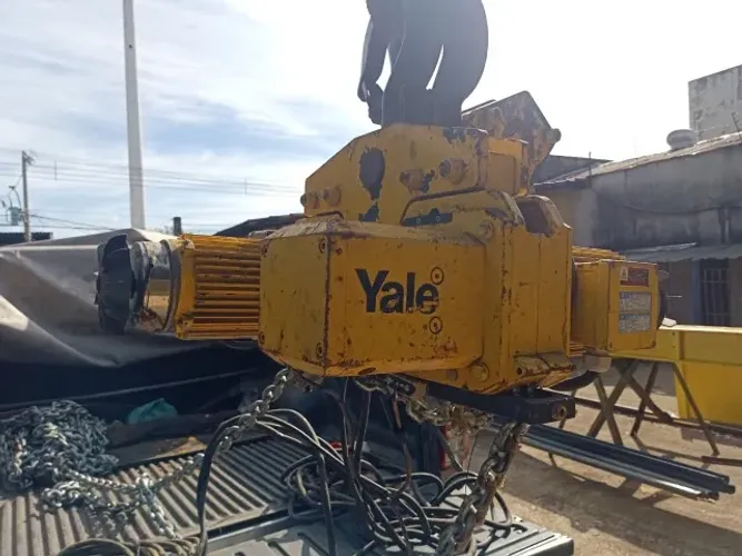 Talha eletrica Yale 10 ton - completa - de corrente